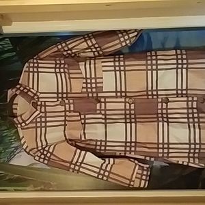 NXH KHAKI BUTTON UP COAT